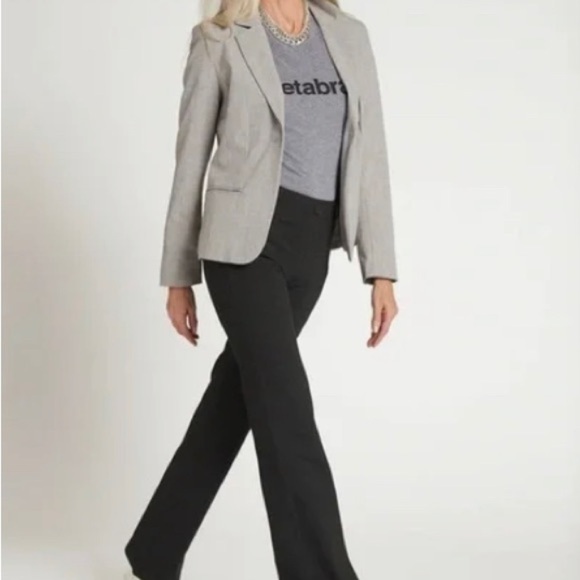 Betabrand Black Bootcut Classic Dress Yoga Casual Pant Size Medium Petite - Picture 1 of 16